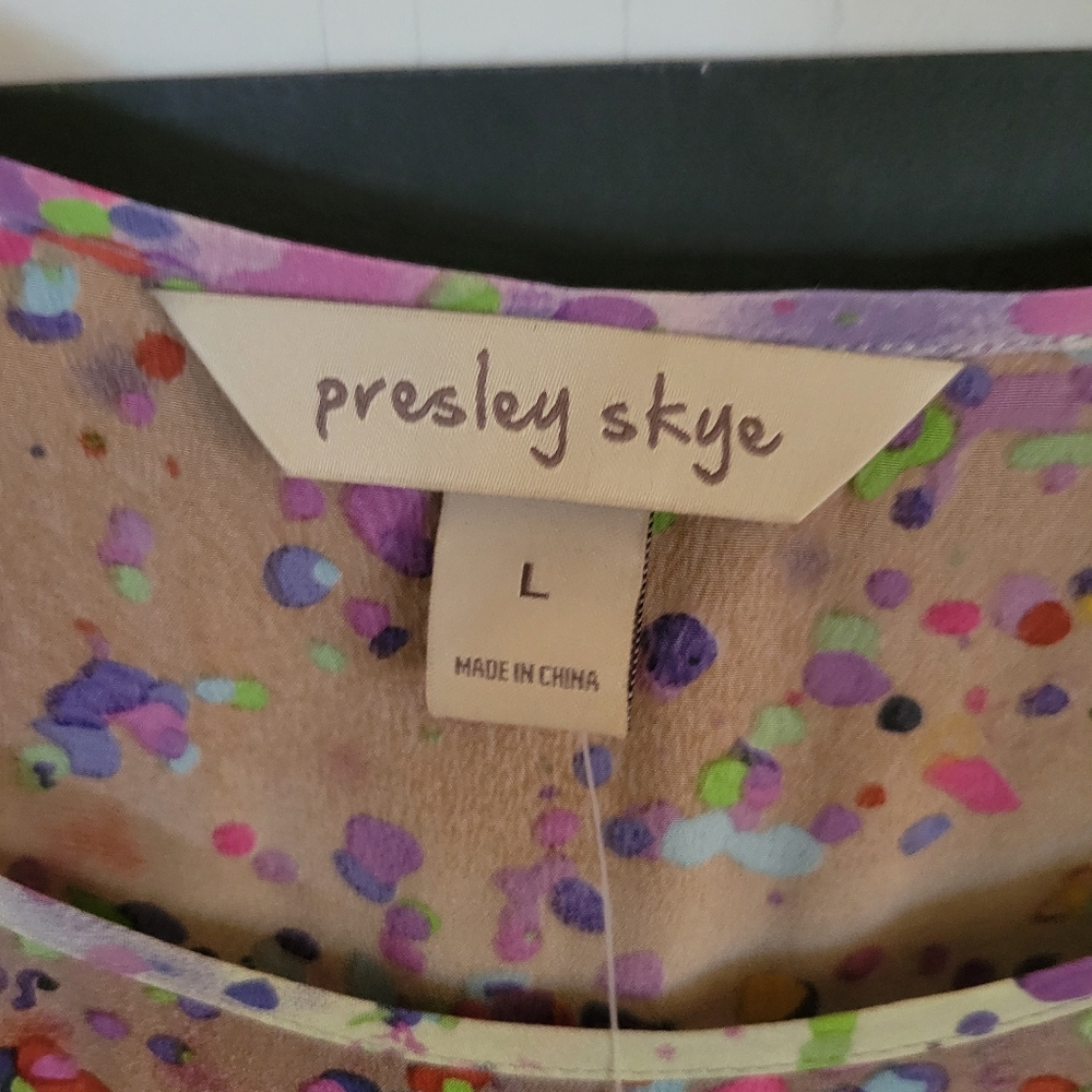 Presley Skye Multicolor Abstract Dress - Picture 3 of 3